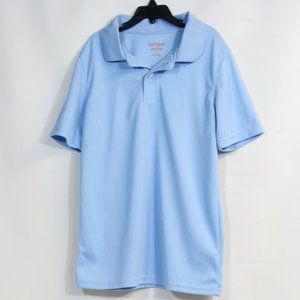 Cat & Jack Kid's Light Blue School Polo Size Large